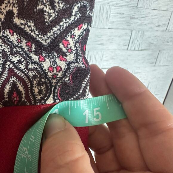 Talbots Womens Dress bodycon pencil paisley sleeveless academia feminine - Picture 8 of 11